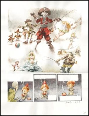 Lot 229 - Hausman. Planche originale Capitaine Trèfle | BDEnchères