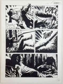 Tex Magazine n. 1 - E. Barison - Tavola originale "Artigli" - Page volante - (2016) | Catawiki