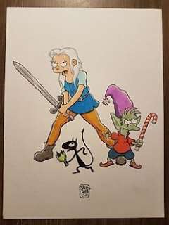 Disenchantment - Originele illustratie - Chabot, Jacob - . (2019) | Catawiki