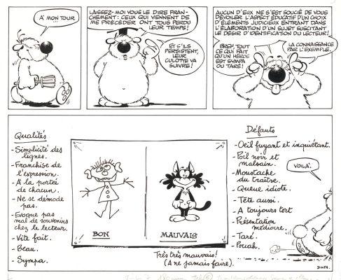 Dupa | DUPA: Cubitus signed, 27,2 x 22,2 cm | Galerie Laqua