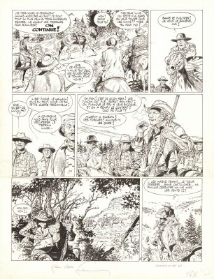 Hermann (Né En 1938) Comanche... | HERMANN (né en 1938) Comanche - Le doigt du diable Encre... | Tessier Sarrou