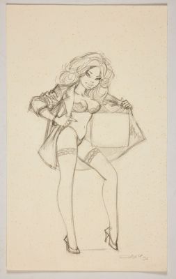 Dany - Dessin Original... | Dany - Dessin original : OEuvre à la mine de plomb... | Tessier Sarrou