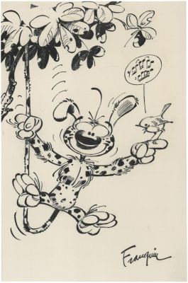 André Franquin (1924-1997) | Lot 25 : Le marsupilami | Huberty Breyne