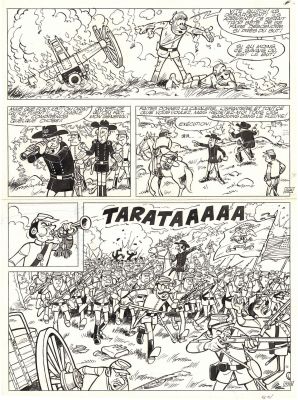 Willy Lambil (Né En 1936) | Les Tuniques bleues - La prison de Robertsonville | Huberty Breyne