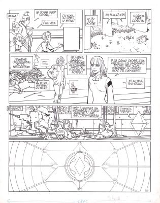 Moebius (1938-2012) | Lot 99 : L’Incal - Une aventure de John Difool, Ce qui est en bas | Huberty Breyne