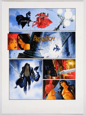 Marini Rapaces -... | Lot 45 - Marini Rapaces - Planche n°41 Encre de Chine et à l’aquarelle... | Tessier Sarrou