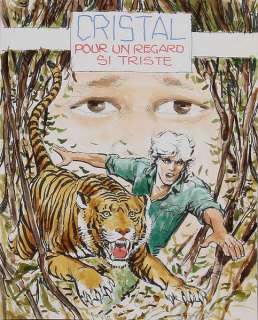 Marcello | Cristal, ensemble de deux projets de couverture. L… | Banque Dessinée