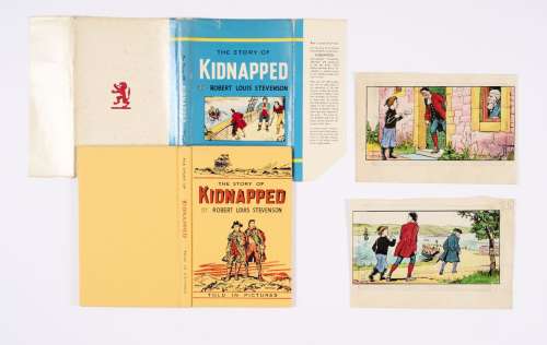 Kidnapped: two original artwork panels (1948) by Dudley Watkins (one… | Comic Book Auctions ltd