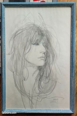 Dessin original art BILL SIENKIEWICZ commission Patti SMITH | eBay Europe