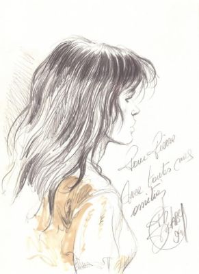 Lot 183 - Delaby. Dessin original dédicacé Etoile polaire | BDEnchères