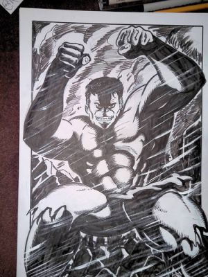 original comic artThe HULK by former DC artist Lou Manna 11x17 signed | eBay US