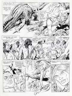 Rahan - tavole originali per "Pif" - Page volante | Catawiki