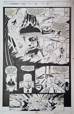 Tavola originale Jae Lee, Josef Rubinstein The Uncanny X-Men Annual #16 pg. 13 | Venere Comic Art