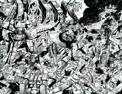 Jimbo Salgado - Transformers #17 Wrap Around Cover