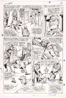 Dick Ayers And John Tartaglione | Sgt. Fury #37 Story Page 9 Original Art (Marvel, 1966). | Heritage