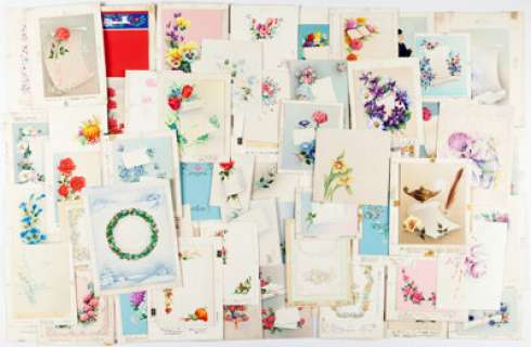 Norcross Greeting Card Artist Illustrations Original Art Group of 69 (Norcross, c. 1960-70s). This - | Heritage