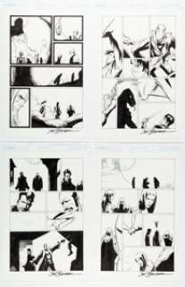 Sal Buscema [Lee Ferguson printed blue lines] Dungeons & Dragons: Forgotten Realms #5 Story Page Original Art Grou... (Total: 7 Original Art)