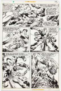 Gil Kane And the Tribe | John Carter, Warlord of Mars #10 Story Page 11 Original Art (Marvel, 1978).... | Heritage