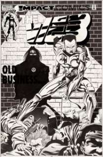 Jae Lee And John Beatty | The Web #11 Cover Original Art (DC, 1992).... | Heritage