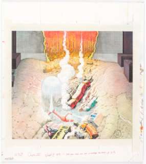 Al Jaffee | MAD #369 Inside Back Cover "Fold-In" Painting Original Art (EC Publ., 1998).... | Heritage