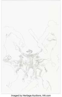 Ross, Luke | Luke Ross Dark Tower: The Gunslinger "Little Sister of Eluiria" Cover Original Art (Marvel, 2011).... | Heritage