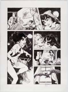 Gonzalez, Jose "Pepe" | Jose "Pepe" Gonzalez - Vampirella Story Page Illustration Original Art (2005).... | Heritage