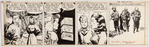 Caniff, Milton | Milton Caniff Terry and the Pirates Daily Comic Strip Original Art dated 10-30-42 (News Syndicate, 1942). ... | Heritage