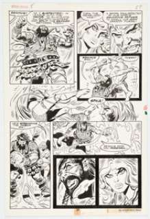 Thorne, Frank | Frank Thorne Marvel Feature V2#5 Red Sonja Story Page 15 Original Art (Marvel, 1976).... | Heritage