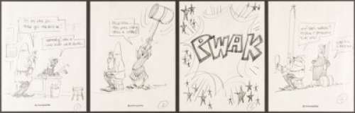 Martin, Don | Don Martin - Quasimodo Gag Preliminary Original Art (c. 1990s).... | Heritage