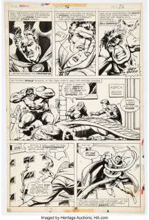 Buscema, Sal | Sal Buscema and Klaus Janson The Defenders #36 Story Page 14 Original Art (Marvel, 1976).... | Heritage