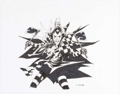 Wilson III, Charles Paul - Charles Paul Wilson III - Jester Illustration Original Art (undated)....