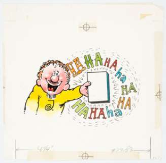 Jaffee, Al | Al Jaffee Al Jaffee Meets His End Back Cover Illustration Original Art (Singet, 1979).... | Heritage