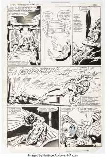 Hannigan, Ed - Ed Hannigan And Al Milgrom The Spectacular Spider-Man #69 Story Page 21 Cloak and Dagger Original Art (Marvel, 198...