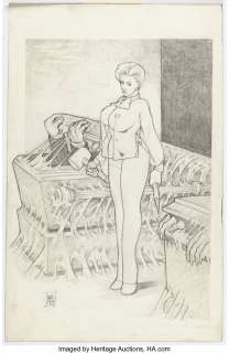 Byrd, Mitch - Mitch Byrd Daughters of Darkness: A Gallery Girls Collection Vol. 2 Pin-Up Illustration Original Art (SQP, 1998)....