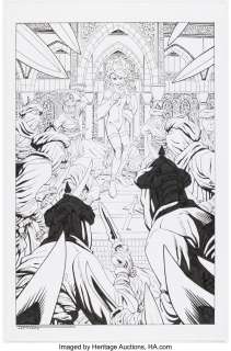 Johnson, Jeff - Jeff Johnson Eternals #1 Variant Cover Original Art (Marvel, 2021)....