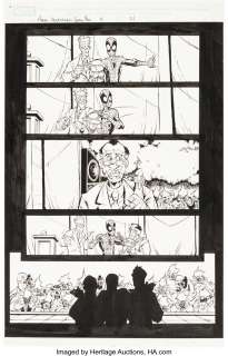 Scherberger, Patrick - Patrick Scherberger and Norman Lee Marvel Adventures Spider-Man #7 Story Page 21 Original Art (Marvel, 2005)....