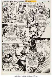 Grell, Mike | Mike Grell and Vince Colletta Warlord #25 Story Page 6 Original Art (DC, 1979).... | Heritage