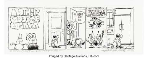 Peters, Mike - Mike Peters Mother Goose and Grimm Sunday Comic Strip Original Art dated 10-20-99 (Tribune Media Services, 1999). ...