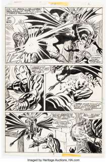 Tuska, George | George Tuska and Mike Esposito Iron Man #102 Story Page 2 Original Art (Marvel, 1977).... | Heritage