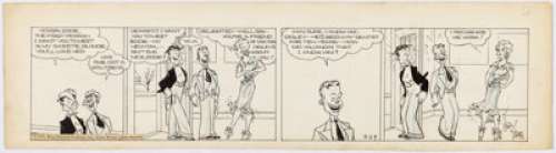 Young, Chic | Chic Young Blondie Daily Comic Strip Original Art dated 9-29-31 (King Features Syndicate, 1931). ... | Heritage