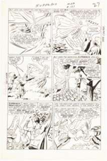 Papp, George - George Papp Superboy #127 Story Page 21 Insect Queen Original Art (DC, 1966)....