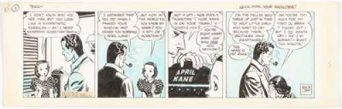 Caniff, Milton | Milton Caniff Terry and the Pirates Daily Comic Strip Original Art dated 1-2-39 (Chicago Tribune- N.Y. News, 1939)... | Heritage