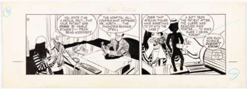 Longaron, Jorge - Jorge Longaron Friday Foster Daily Comic Strip Original Art dated 9-8-73 (Chicago Tribune, 1973). ...