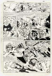 Milgrom, Al | Al Milgrom and "Crew" The Avengers Annual #11 Story Page 37 Original Art (Marvel, 1982).... | Heritage