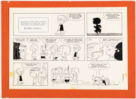 Cavalli, Dick - Dick Cavalli Winthrop Sunday Comic Strip Original Art dated 7-9-1967 (NEA, 1967)....