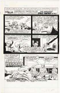 Bender, Howard | Howard Bender (attributed) and John Tartaglione (attributed) Star Wars Weekly #46 Story Page 1 Original Art (Marve... | Heritage