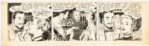 Raymond, Alex | Alex Raymond Rip Kirby Daily Comic Strip dated 8-25-56 (King Features Syndicate, 1956). ... | Heritage