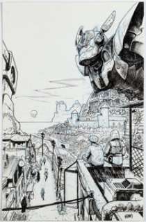 Artist, American - Adam Gorham Giga #3 Variant Cover B Original Art (Vault, 2021)....