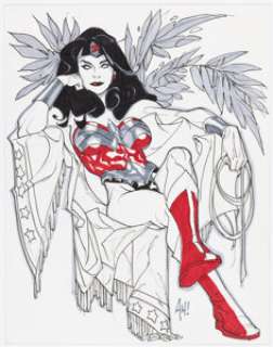 Hughes, Adam | Adam Hughes - Wonder Woman Specialty Illustration Original Art (undated).... | Heritage