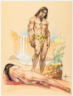 Dezuñiga, Tony | Tony DeZuñiga - Tarzan and La Illustration Original Art (undated).... | Heritage